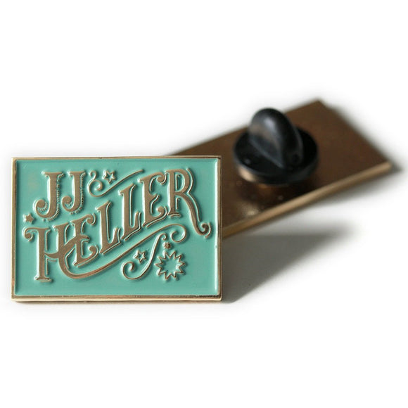 JJ Heller Logo Pin