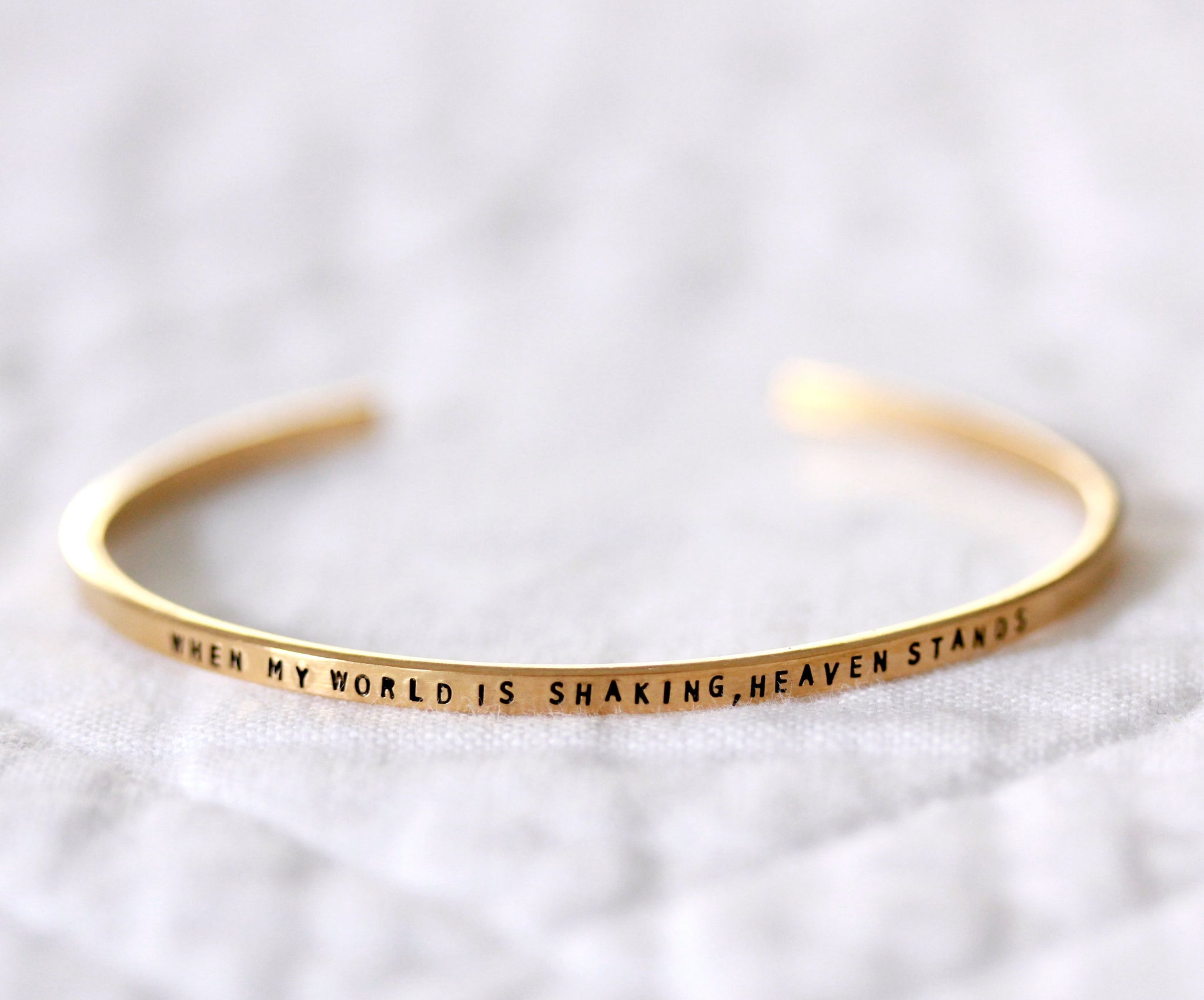 "Heaven Stands" Cuff Bracelet JJ Heller